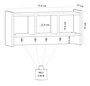 Hanah Home Star - White Perchero de Pared